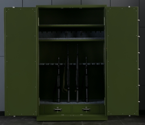 Perabot Tentara Metal Gun Safety Locker Berbagai Ukuran Lemari Penyimpanan Senjata